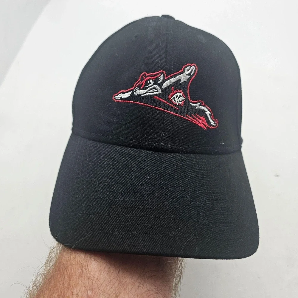 Richmond Flying Squirrels Hat Cap Strap Back Youth One Size Black MLB 47 Brand